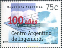 283709 MNH ARGENTINA 1995 CENTENARIO DEL CENTRO ARGENTINO DE INGENIEROS - Gebruikt