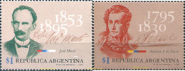 283708 MNH ARGENTINA 1995 ANIVERSARIOS - Usados