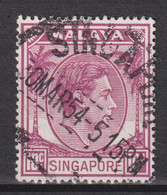 1950 Singapur - Malaya, Mi: SG 9C /  Yt:SG 9(B) , König George VI. Ausgabedatum 1950-02-09 Zähnung: K17½ X 18 - Singapur (...-1959)