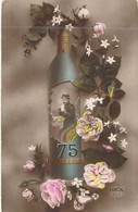 Militaria - Militaire écrit A Sa Cousine - Fleurs - 75  - Képi -  Carte Postale Ancienne - Patrióticos