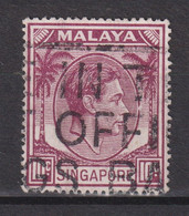 1950 Singapur - Malaya, Mi: SG 9C /  Yt:SG 9(B) , König George VI. Ausgabedatum 1950-02-09 Zähnung: K17½ X 18 - Singapur (...-1959)