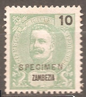 Zambézia, # 16, Specimen, MNG - Zambèze