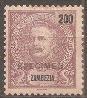 Zambézia, # 25, Specimen, MNG - Zambezia