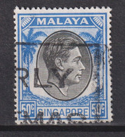 1950 Singapur - Malaya, Mi: SG 17C /  Yt:SG 17(B) , König George VI. Ausgabedatum 1950-02-09 Zähnung: K17½ X 18 - Singapore (...-1959)