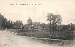 France - Chemillé Sur Indrois - Vue Générale - Cliché Verger - Clocher - Carte Postale Ancienne - Loches