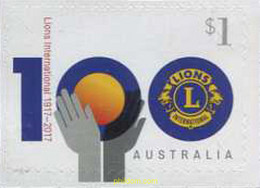 577879 MNH AUSTRALIA 2017 CENTENARIO DE LIONS CLUB - Used Stamps