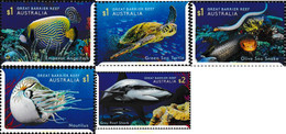 609466 MNH AUSTRALIA 2018 FAUNA DE LA GRAN BARRERA DE CORAL - Used Stamps