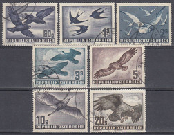 AUSTRIA 1950-1953 AEREO Nº 54/60 USADO - Autres & Non Classés