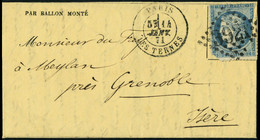 Lettre LE VAUCANSON, L.M.M. Avec Càd Paris Les Ternes 14 Janv 71 Pour Meylan Près Grenoble - Arrivée à Grenoble Le 26 Ja - Other & Unclassified