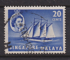 1955 Singapur - Malaya, Mi: SG 36 / Yt:SG 36, Cocos-Keeling Schooner - Singapur (...-1959)