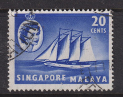 1955 Singapur - Malaya, Mi: SG 36 / Yt:SG 36, Cocos-Keeling Schooner - Singapore (...-1959)