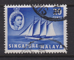 1955 Singapur - Malaya, Mi: SG 36 / Yt:SG 36, Cocos-Keeling Schooner - Singapur (...-1959)