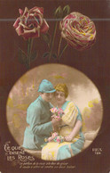 Militaria - Militaire écrit à Sa Femme - Ce Que Disent Les Roses, Le Parfum De La Rose.. -  Carte Postale Ancienne - Patriottisch