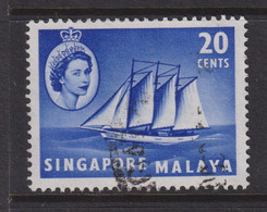 1955 Singapur - Malaya, Mi: SG 36 / Yt:SG 36, Cocos-Keeling Schooner - Singapore (...-1959)