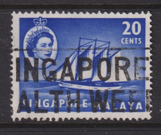 1955 Singapur - Malaya, Mi: SG 36 / Yt:SG 36, Cocos-Keeling Schooner - Singapour (...-1959)