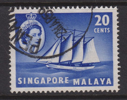 1955 Singapur - Malaya, Mi: SG 36 / Yt:SG 36, Cocos-Keeling Schooner - Singapore (...-1959)