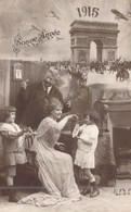 Militaria - Carte Qui Souhaite La Bonne Année - 1915 -   Carte Postale Ancienne - Patrióticos