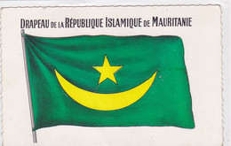 Cpa-afr- Mauritanie -- Drapeau De La Republique Islamique - Mauritania