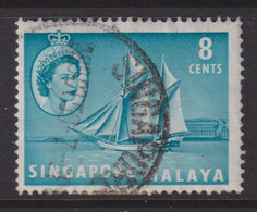 1955 Singapur - Malaya, Mi: SG 33 / Yt:SG 33, Palari Schooner- Segelschiff - Singapur (...-1959)