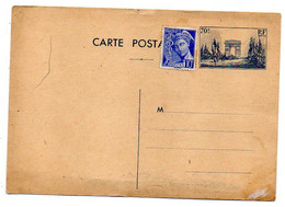 Entier --1939-40--CP N° 403-CP 1 --type Défilé Du 11 Novembre --70 C Avec Timbre Complément --NON Circulé - Standard Postcards & Stamped On Demand (before 1995)