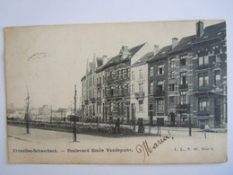 Bruxelles-Schaerbeek Schaarbeek Boulevard Emile Vandeputte Edit L. L., N. 137 Serie 9 Circulée 1908 - Schaarbeek - Schaerbeek