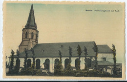 Bornem - Boerenkrijgsbeeld Met Kerk - Bornem