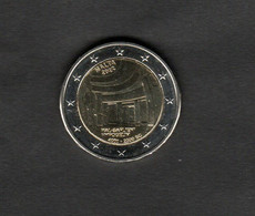 MALTA 2 Euro UNC FDC Commemorativi Hal Saflieni Hypogeum Templi - Malta