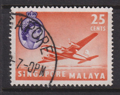 1955 Singapur - Malaya, Mi: SG 37 / Yt:SG 37, Douglas DC-4M2 Argonaut Aircraft - Singapour (...-1959)