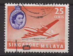 1955 Singapur - Malaya, Mi: SG 37 / Yt:SG 37, Douglas DC-4M2 Argonaut Aircraft - Singapur (...-1959)