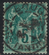 SAGE - ALGERIE - N°75 - CACHET - BOUGIE - CONSTANTINE. - 1876-1898 Sage (Type II)