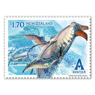 AVATAR 2023 NEW ZEALAND NEW *** The Way Of Water - Tulkun,Large Whale,Animal,Film, Movie,Cinema MNH (**) - Unused Stamps
