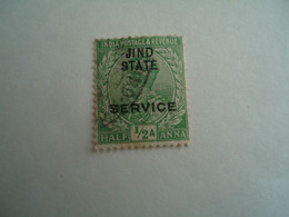 JHIND   INDIA  USED STAMPS  KINGS OVERPRINT - Jhind