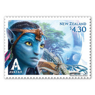AVATAR 2023 NEW ZEALAND NEW *** The Way Of Water - Neytiri , Pandora Wife ,Skimwing,Film, Movie,Cinema MNH (**) - Neufs