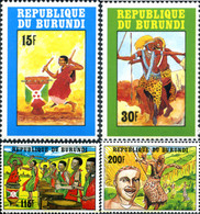 73427 MNH BURUNDI 1992 DANZAS TRADICIONALES - Nuovi