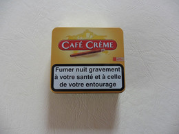 Boîte à Tabac Vide En Métal :  Pour  Cigares  :Café Crème  : Pour Collectionneurs - Contenitori Di Tabacco (vuoti)