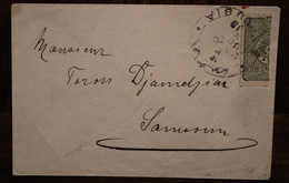 1896 Samsoun Syria Empire Ottoman Turkey Cover Levant Amassia ? Amasya ? Rare - Storia Postale