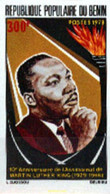 162714 MNH BENIN 1978 10 ANIVERSARIO DE LA MUERTE DEL PASTOR MARTIN LUTHER KING - Martin Luther King