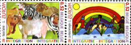 195333 MNH BELGICA 2006 EUROPA CEPT. LA INTEGRACION DE LOS INMIGRANTES SEGUN LA VISION DE LA GENTE JOVEN - Spiders