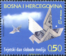 197563 MNH BOSNIA-HERZEGOVINA. Adm Croata 2006 DIA DE LA LIBERTAD DE PRENSA - Autres & Non Classés