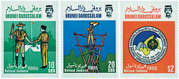 38037 MNH BRUNEI 1985 JAMBOREE NACIONAL - Brunei (1984-...)