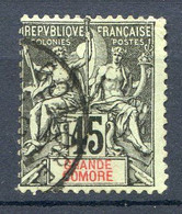Réf 53 CL2 < -- GRANDE COMORE < Yvert N° 18 Ø < Oblitéré Ø Used < Cat 100.00 € - Used Stamps
