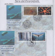 UNO NY & Geneva Nature's Wisdsom 2 FDC (AN159) - Arctic Tierwelt