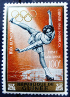 Guinée Guinea 1964 Sport Jeux Olympiques Olympic Games Patinage Yvert PA41 ** MNH - Invierno 1964: Innsbruck