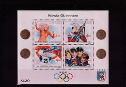 NORVEGE - BLOC N°11 ** (1989) J.O D'hiver à Lillehammer 1994 - Blocks & Sheetlets