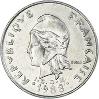 Monnaie, Polynésie Française, 20 Francs, 1988 - Polynésie Française