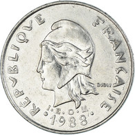 Monnaie, Polynésie Française, 20 Francs, 1988 - Frans-Polynesië