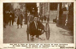 SPECTACLES  - Carte Postale D'un Mutilé Faisant Le Tour De France Sur Un  Bicycle De Son Invention   - L 141327 - Altri & Non Classificati