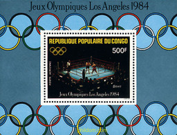 73573 MNH CONGO 1984 23 JUEGOS OLIMPICOS VERANO LOS ANGELES 1984 - FDC