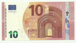 10 EURO "U" U005 FRANCE - FRANCIA AUNC - DRAGHI - 10 Euro