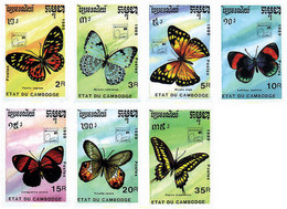 77199 MNH CAMBOYA 1989 BRASILIANA 89. EXPOSICION FILATELICA INTERNACIONAL - Spinnen